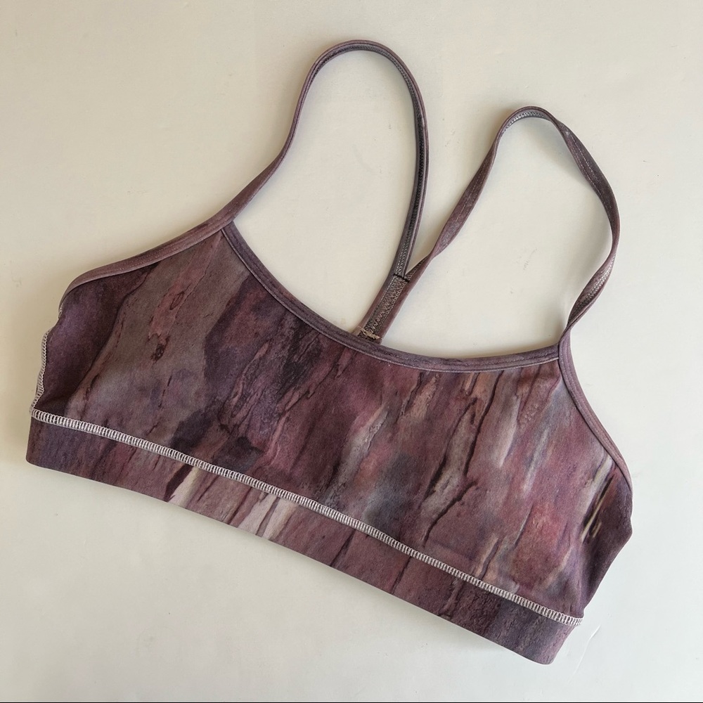 Lululemon Flow Y Bra IV Mini Haz Storm Mauve 8 - Picture 3 of 6